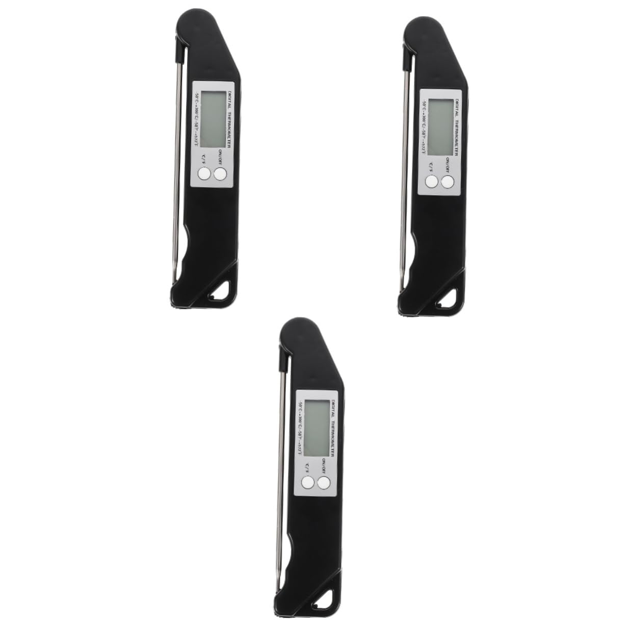 Alipis 3pezzi Termometro Misuratore Per Bbq Liquidi e Alimenti Display Lcd Per Ed Termometro Elettronico Per e Frittura