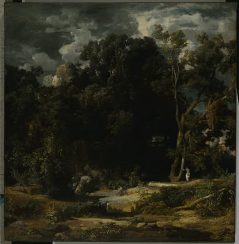 Affiche Impression d'art Paysage romain Arnold Böcklin Décoration Murale Toile