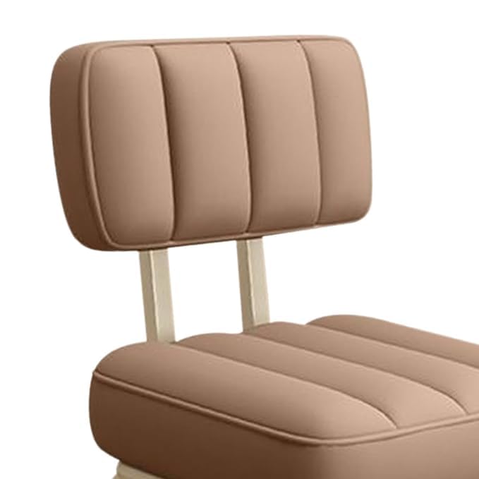 MAPPLE CREATION Adjustable Rolling Stool Chair, Salon & Spa Stool with Universal Swivel Wheels, Rolling Foot Rest Chair for Home, Tattoo & Facial Care Salon Chair Pedicure Chair for Salon (Beige) MAPPLE CREATION Adjustable Rolling Stool Chair, Salon & Spa Stool with Universal Swivel Wheels, Rolling Foot Rest Chair for Home, Tattoo & Facial Care Salon Chair Pedicure Chair for Salon (Beige)