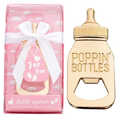 24 Packs Poppin Bottle Openers for Baby Shower Favors,Gifts,Decorations and