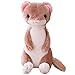 Hengqiyuan Jouet d'oreiller De Confort De Sommeil, Poupée en Peluche Furet Créatif Blanc/Café Sièges Doux Furet Animal De La Forêt Peluche Enfant Câlin Doudou 50Cm,Marron