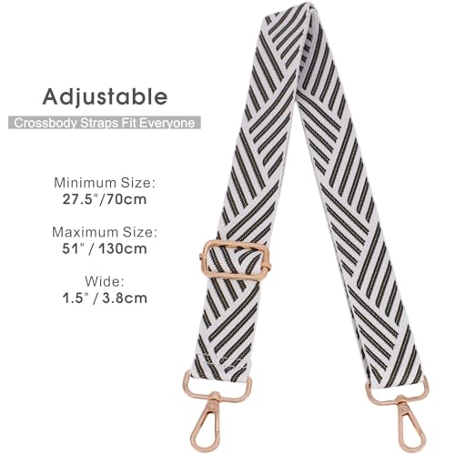 Image of Replacement Purse Strap Shoulder Strap Adjustable Crossbody Strap for Women Crossbody Wide Shoulder Bag