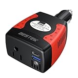 BESTEK 150W Power Inverter 12V to 110V Voltage Converter Car Charger Power Adapter...