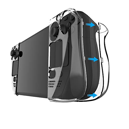 Steam Deck Hard Case - Clear Protective Cover, Non-Slip, Anti-Collision, Transparent, Shockproof - Image 3