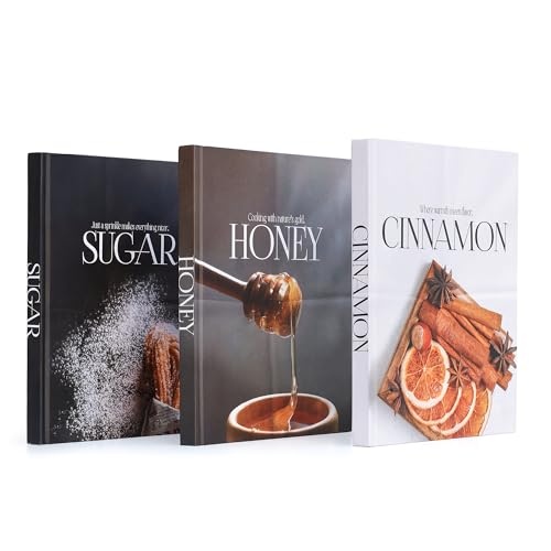 Decorative Book for Home Decor – Sugar, Honey & Cinnamon