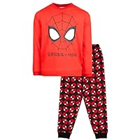 Marvel - Spiderman Pyjamas for Kids, Ages 2-10 - Long Sleeve Spiderman Pyjama Set - 100% Cotton, Long Sleeve Superhero Pyjamas - Official Merchandise