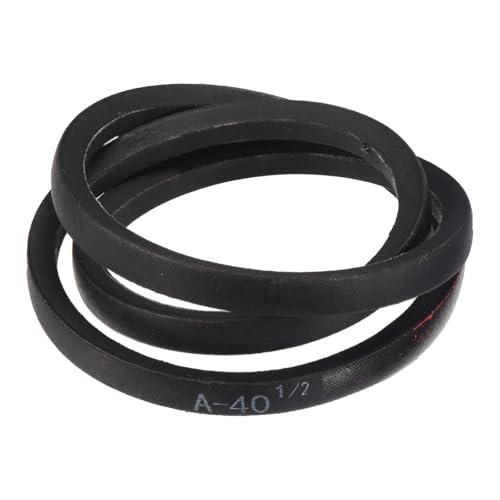 Image of uxcell A40 1 /2 Classic Wrapped V-Belt, 43 inch Outside Circumference, Black
