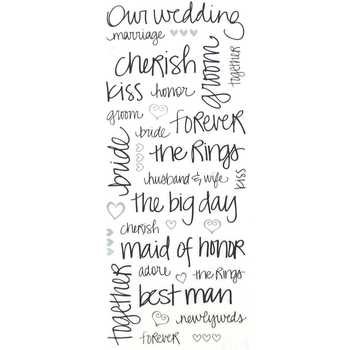 StickabilitiesStickers Sheet - Wedding Handwriting Words