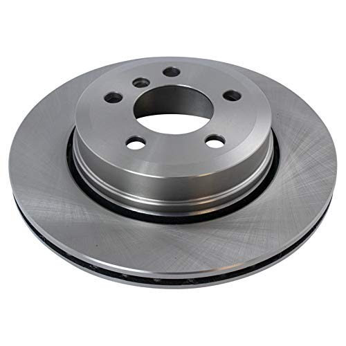 Image of TRQ Rear Brake Pad and Rotor Set Semi Metallic | For 2004-2010 BMW X3