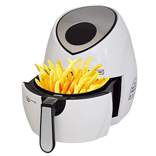 Heissluft Fritteuse ohne Fett für leckeres, gesundes frittieren ohne Öl, Heissluftofen, Mini Backofen, Timer Grill, Heissluftftitteuse - kinderleichte Bedinung – Bild 8