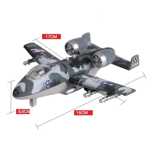 Image of DEUSON ECOM Airplane Toys for Kids Diecast Airbus Aeroplan Aircraft Scale Model Light Sound Pullback