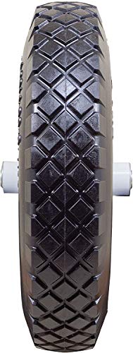 National Standard Universal Fit, Flat Free Wheelbarrow Tire (Black)