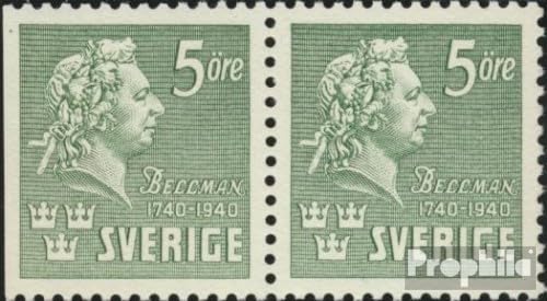 Sellos de Suecia para coleccionistas Prophila pareja 1940 MNH