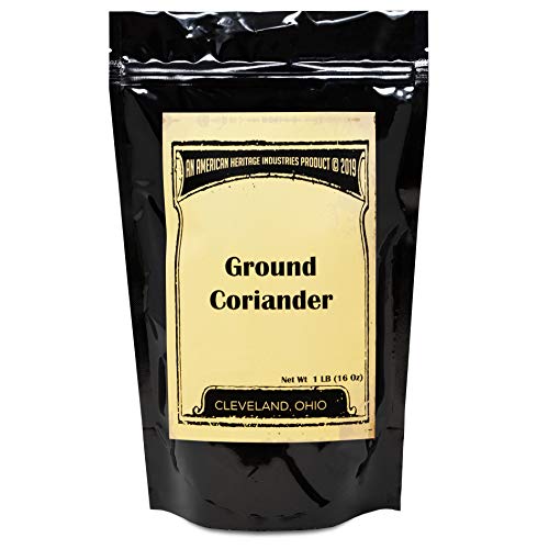 Ground Coriander 1LB, Bulk Culinary Ground Coriander by American Heritage Industries