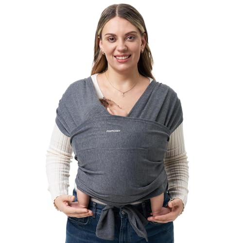 Momcozy Baby Tragetuch Neugeborene – Einfach anzulegender Ring Sling...