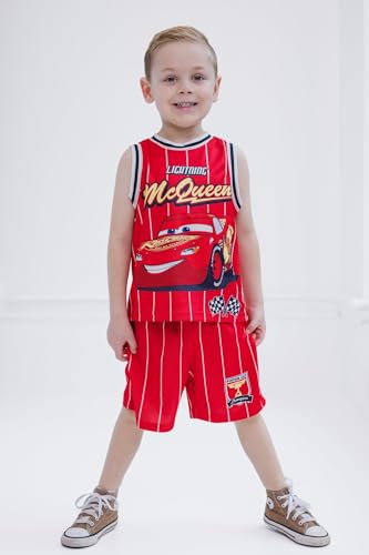 Image of Disney Boys' Basketball Jersey & Shorts Set - Athletic Outfit for Toddlers & Big Kids (2T-10 /12)