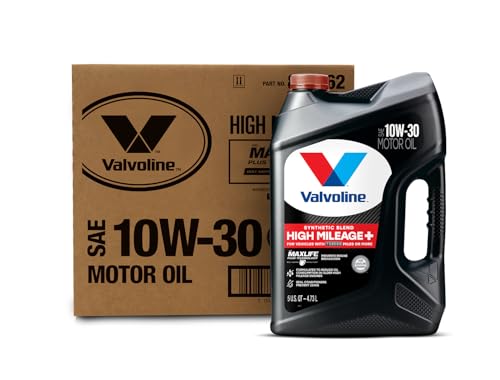Image of Valvoline High Mileage 150K with Maxlife Plus Technology Motor Oil SAE 10W-30 5 QT, Case of 3