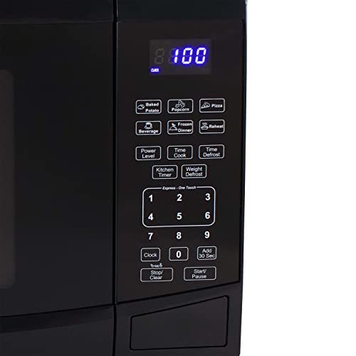 Avanti Mt09V1B Microwave Oven 900-Watts Compact With 10 Power Levels And 6 Pre-Set Cooking Settings, Speed Defrost, Electronic Control Panel And Glass Turntable, 0.9 Cu.ft, Black #TOP5