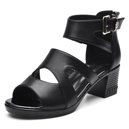 Fashion Open Toe Thick High Heels Ladies Summer Shoes For Dress Women High Heel Sandals Female Platform Sandals Grace