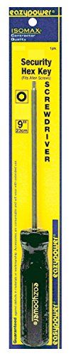 Image of Eazypower 87242 1-Pack 7mm Security Hex Key Isomax 9-inch Screwdriver