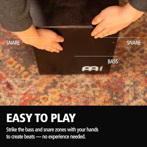 image for Meinl Percussion Jam Cajon Box Drum with Snare and Bass Tone for Acous