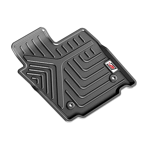 Image of GFX TPV Premium Life Long Car Floor Foot Mats Compatible with MG Hector (2019) Onwards (Black)