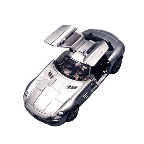 chingbor Deformation Robot Toy, Alloy Action Figure Car Model Toys for Gift Kids Boys Girls Ages 6+