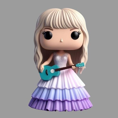 Gecuyobi Bonita boneca Taylor resina epóxi moda modelagem cantando, encantos estilo desenho animado,