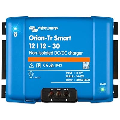 Victron Energy Orion-Tr Smart DC to DC Charger (Bluetooth) - 12/12-Volt 30 amp 360-Watt - Battery Charger for Dual Battery Systems - Non-Isolated
