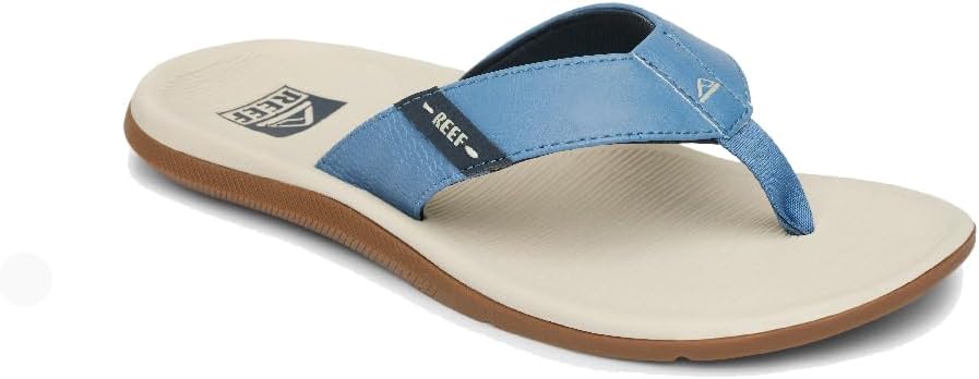 REEF Santa Ana Men's Flip Flop, Arch Support, Water Friendly, Non Marking Outsole