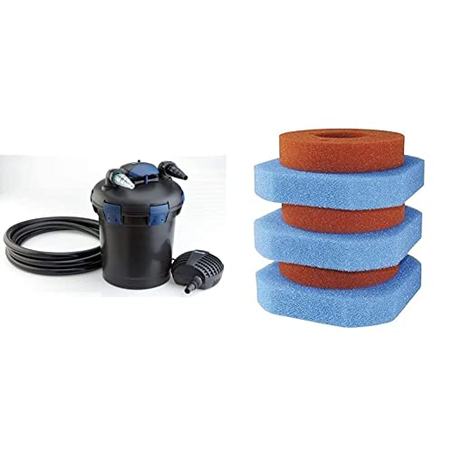 Oase 50453 BioPress Set 6000 Kit de Filtration & 56110 Set de Mousses pour FiltoClear 6000