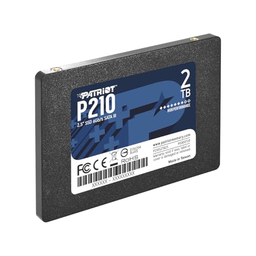 Image of Patriot Memory P210 2TB Internal SSD SATA 3 2.5 Solid State Drive P210S2TB25