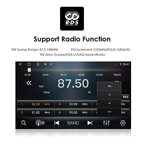 9 Inch Touch Screen Car Stereo For Toyota Camry 2007-2011, Aurion 2006-2011, In-Dash Gps Navigation Compatible With Apple Carplay, Video Player, Radio, Bluetooth, Dsp With Backup Camera #TOP7