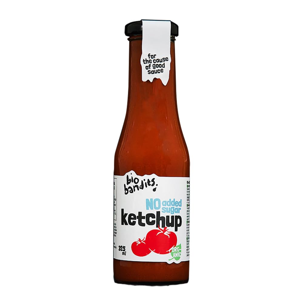 BIO BANDITSOrganic Ketchup - no added sugar, low calorie ketchup without sweeteners