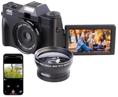 Appareil photo numérique connecté 4K UHD [Somikon]