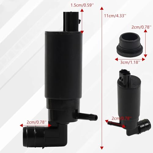 Bomba de agua limpiaparabrisas Corolla Verso 2004-2009 salida de liquido motor 85330-05031 4