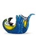 True 5301 Polyresin Parched Parrot Bottle Holder, Hungarian Water Essence, 8 Fl Oz, Blue, Yellow, and Black
