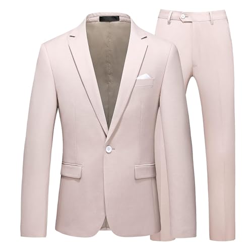 Men Suits for Wedding Men High End Elegant 2 Piece Suits for Men Blazer Pants
