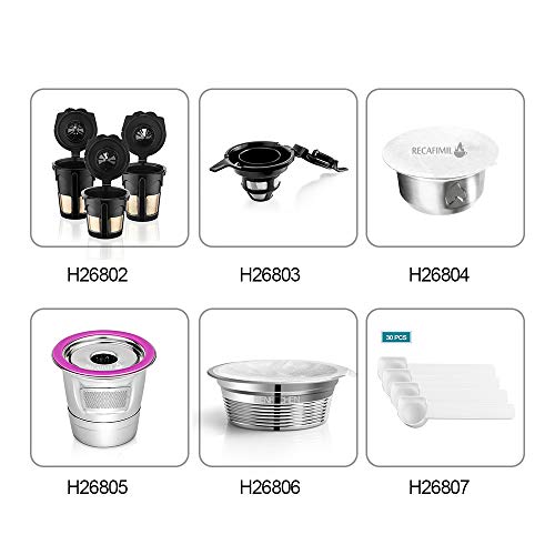 Anself 30PCS 8ML Plastic Coffee Powder Colher de medição BPA Free