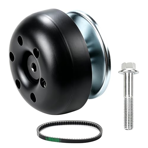 Super 30 Series Torque Converter Driver Clutch w/Mounting Screw Compatible With Predator 196cc 212cc 224cc Ghost 6.5hp Coleman CT200U BT200X Mini Bike CT200U-EX Baja Go Kart Engines 3/4 Bore (Black)