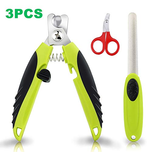 JTENG Tagliaunghie Cane e Gatto per Protezione Cani - Acciaio Inossidabile Tagliaunghie Gatto Professionale per Veterinaria e Uso Personale per Cani Gatti Medi e Grandi?Piccolo Forbici per Gatti?