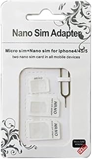 SIM下駄 履かせる 工具 SIMpin nanoSIM microSIM standard標準miniSIM変換アダプター スマートフォン格安MNO MVNO SIM単MNP転入(ホワイト,1個)