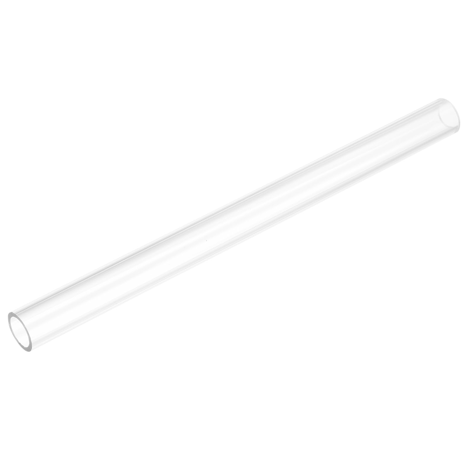 uxcell Rigid Round Clear Tubing 15mm(9/16") ID x 19mm(3/4") OD x 0.8Ft(250mm) Length Plastic Tube