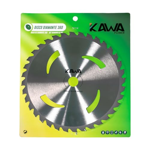 Disco cuchilla de Widia con 36 puntas para desbrozadora