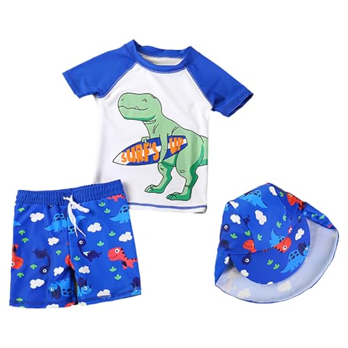 Maillot de bain 3 pièces enfants contre les irritations avec motif mignon
