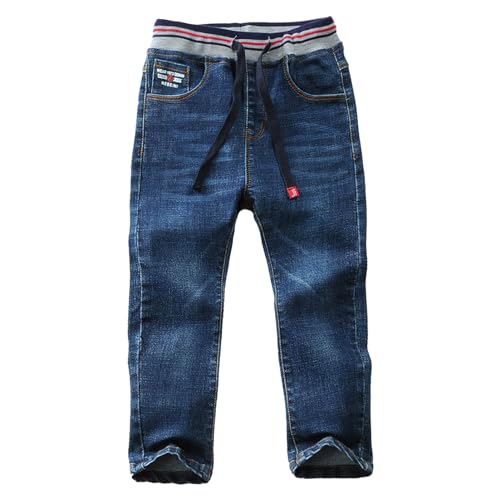 Jeans garçon taille élastiquée ANUFER résolvant le problème des boutons