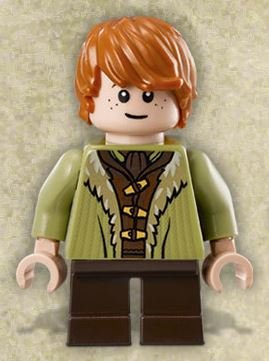 LEGO The Hobbit mini figure Bain son of Bard, from 79016 (lor100)