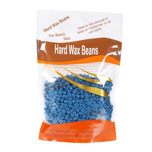 Diheohg 300 g de granos de cera para depilación, película caliente de cuerpo entero, perlas de cera depilatoria dura para calentadores de cera, fácil instalación C