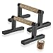Venbytech for T Shape Floor Stand Wood Push Up Handle Bars for Men, Strength Training Pushup