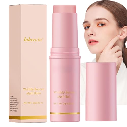 Collagen Wand Stick,Wrinkle Multi Balm Collagen Wand,Deep Wrinkle Filler Collagen Stick,Boosting Moisture Multi Balm for Women,Lifting,Tightening & Fade Fine Lines,Tinted Moisturiser,Gentle&Safe